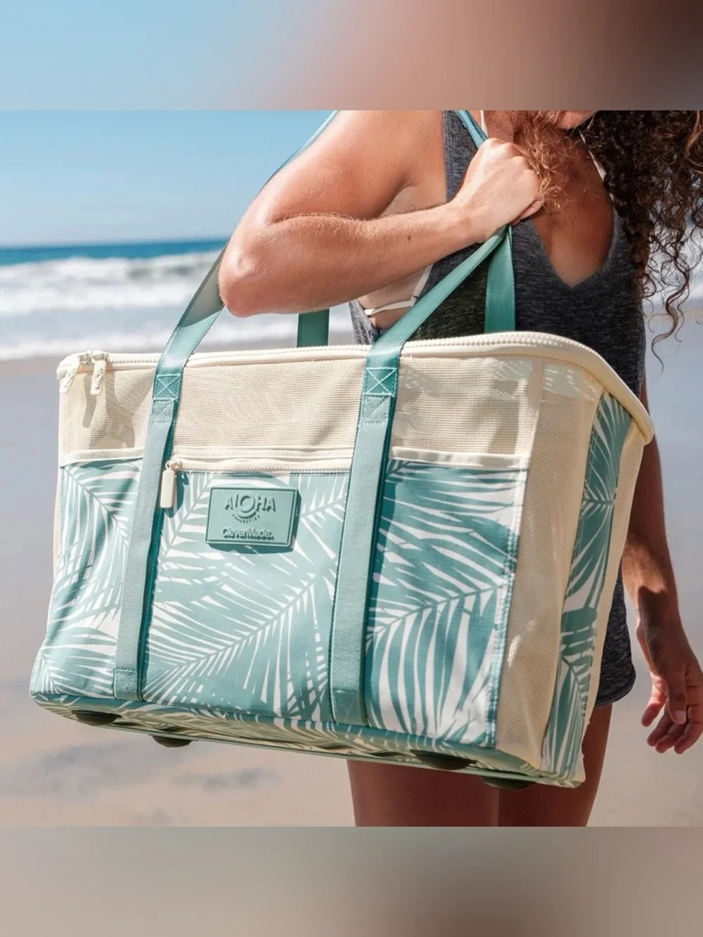 Aloha Collection x Clevermade Collapsible Beach Tote